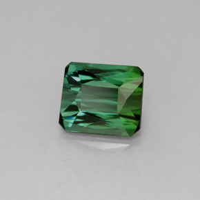 1.83 ct Green Tourmaline Stone, Natural Tourmaline in Octagon / Scissor Cut Shape for Sale