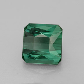 1.81 ct Green Tourmaline Stone, Natural Tourmaline in Octagon / Scissor Cut Shape for Sale