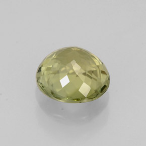 Tourmaline Gemstone in 6 mm (calibrated) Size for Sale, Tourmaline Stone in Golden Green Color