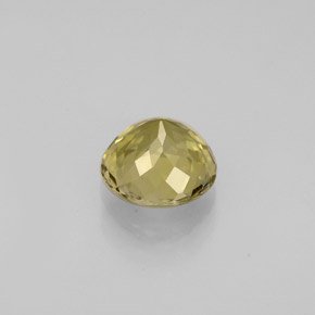 Tourmaline Gemstone in 6.5 mm (calibrated) Size for Sale, Tourmaline Stone in Greenish Golden Color