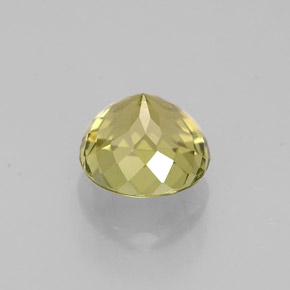 Tourmaline Gemstone in 5.9 mm Size for Sale, Tourmaline Stone in Greenish Golden Color