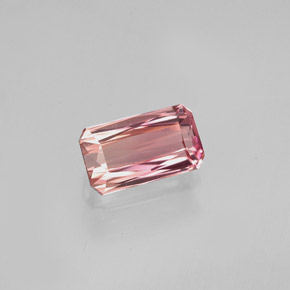 0.89 ct Pink Tourmaline Gemstone, Tourmaline Gem in Octagon / Scissor Cut Shape for Sale.