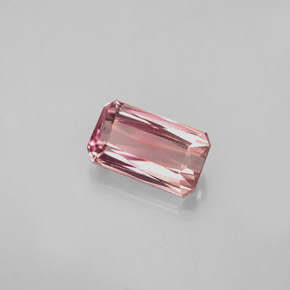 0.89 ct Pink Tourmaline Stone, Natural Tourmaline in Octagon / Scissor Cut Shape for Sale