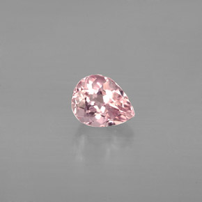 0.61 ct Pink Tourmaline Gemstone, Tourmaline Gem in Pear Facet Shape for Sale.