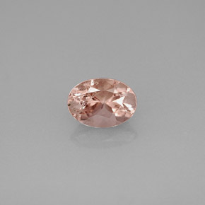 0.89 ct Pink Tourmaline Gemstone, Tourmaline Gem in Oval Facet Shape for Sale.