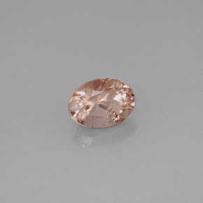 0.89 ct Pink Tourmaline Stone, Natural Tourmaline in Oval Facet Shape for Sale