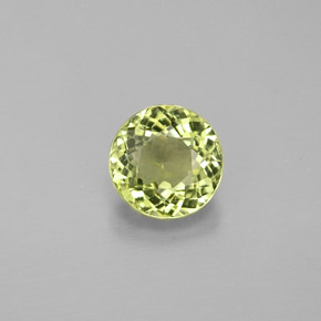 0.8ct Round Facet Yellowish Green Tourmaline Gem for sale 0.8ct Round Facet Yellowish Green Tourmaline Gem (ID: 278763)