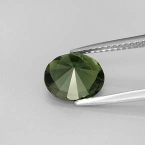 Tourmaline Gemstone in 8.8 x 7.6 mm Size for Sale, Tourmaline Stone in Green Color