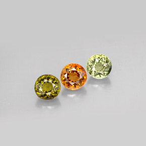 1.76 ct Multicolor Tourmaline Stone, Natural Tourmaline in Round Facet Shape for Sale