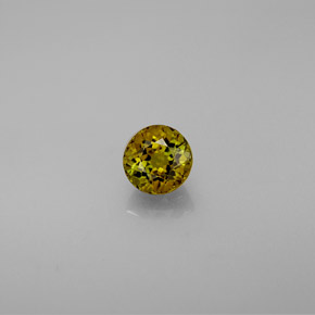 0.62 ct Multicolor Tourmaline Gemstone, Tourmaline Gem in Round Facet Shape for Sale.