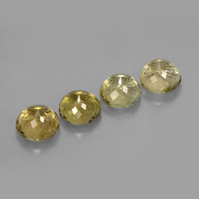 Tourmaline Gemstone in 5 mm (calibrated) Size for Sale, Tourmaline Stone in Greenish Yellow Color