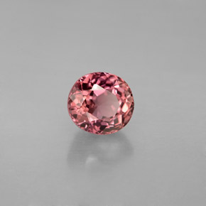 1.39 ct Pink Tourmaline Stone, Natural Tourmaline in Oval Facet Shape for Sale