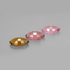 Tourmaline Gemstones in 7.7 x 4.6 mm Size for Sale, Tourmaline Stones in Multicolor Color