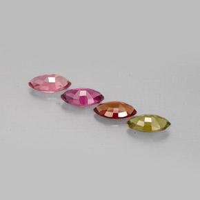 Tourmaline Gemstone in 7.1 x 4 mm Size for Sale, Tourmaline Stone in Multicolor Color