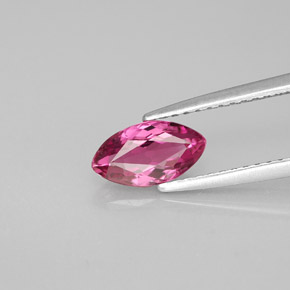 0.86 ct Pink Tourmaline Gemstone, Tourmaline Gem in Marquise Facet Shape for Sale.