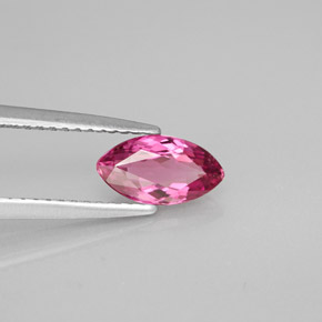 0.86 ct Pink Tourmaline Stone, Natural Tourmaline in Marquise Facet Shape for Sale