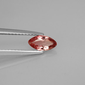 0.48 ct Pink Tourmaline Stone, Natural Tourmaline in Marquise Facet Shape for Sale