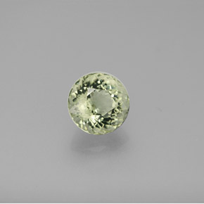 1.33 ct Green Tourmaline Stone, Natural Tourmaline in Round Facet Shape for Sale