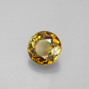 1.32 ct Multicolor Tourmaline Stone, Natural Tourmaline in Round Facet Shape for Sale