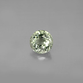 0.90 ct Green Tourmaline Gemstone, Tourmaline Gem in Round Facet Shape for Sale.
