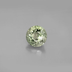 1.07 ct Green Tourmaline Stone, Natural Tourmaline in Round Facet Shape for Sale
