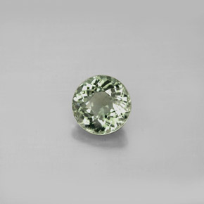 1.03 ct Green Tourmaline Stone, Natural Tourmaline in Round Facet Shape for Sale