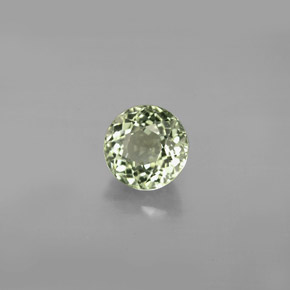 1.07 ct Green Tourmaline Stone, Natural Tourmaline in Round Facet Shape for Sale