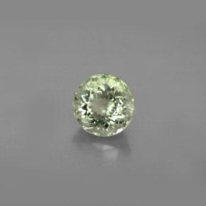1.09 ct Green Tourmaline Stone, Natural Tourmaline in Round Facet Shape for Sale
