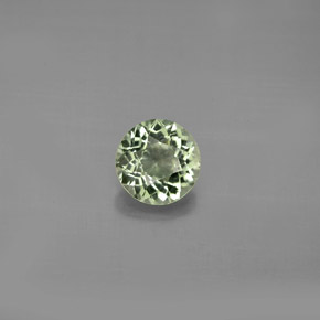 0.83 ct Green Tourmaline Gemstone, Tourmaline Gem in Round Facet Shape for Sale.