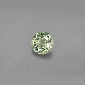 0.83 ct Green Tourmaline Stone, Natural Tourmaline in Round Facet Shape for Sale