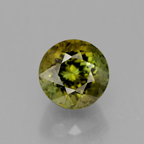1.33 ct Multicolor Tourmaline Gemstone, Tourmaline Gem in Round Facet Shape for Sale.