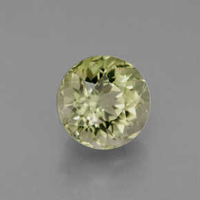 1.04 ct Green Tourmaline Stone, Natural Tourmaline in Round Facet Shape for Sale