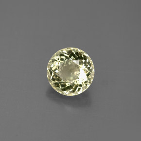 0.88 ct Gold Tourmaline Gemstone, Tourmaline Gem in Round Facet Shape for Sale.