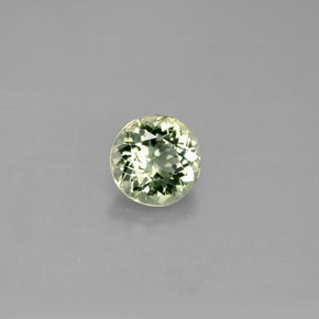 1.02 ct Green Tourmaline Stone, Natural Tourmaline in Round Facet Shape for Sale
