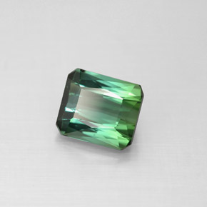 1.68 ct Green Tourmaline Stone, Natural Tourmaline in Octagon / Scissor Cut Shape for Sale