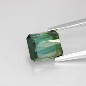 Tourmaline Gemstone in 7.3 x 6.4 mm Size for Sale, Tourmaline Stone in Bluish Green Color