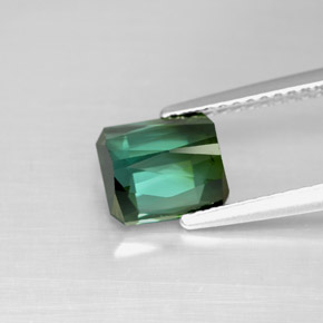 Tourmaline Gemstone in 7.3 x 6.3 mm Size for Sale, Tourmaline Stone in Blue Green Color