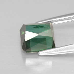 Tourmaline Gemstone in 6.3 x 6.1 mm Size for Sale, Tourmaline Stone in Blue Green Color