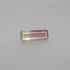 0.96 ct Multicolor Tourmaline Gemstone, Tourmaline Gem in Octagon Facet Shape for Sale.