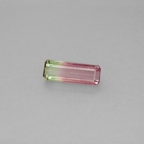 0.96 ct Multicolor Tourmaline Stone, Natural Tourmaline in Octagon Facet Shape for Sale