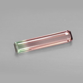 1.19 ct Multicolor Tourmaline Gemstone, Tourmaline Gem in Octagon Facet Shape for Sale.