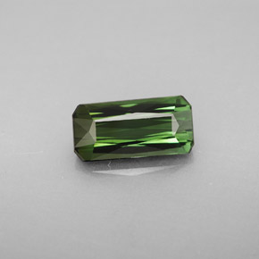 2.05 ct Green Tourmaline Gemstone, Tourmaline Gem in Octagon / Scissor Cut Shape for Sale.