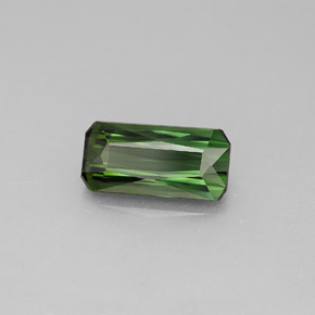 2.05 ct Green Tourmaline Stone, Natural Tourmaline in Octagon / Scissor Cut Shape for Sale