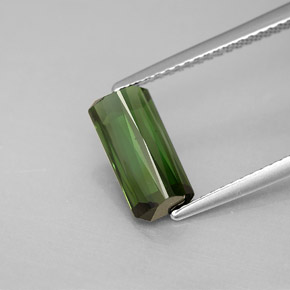 Tourmaline Gemstone in 10.9 x 5.3 mm Size for Sale, Tourmaline Stone in Green Color