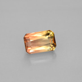 1.59 ct Multicolor Tourmaline Gemstone, Tourmaline Gem in Octagon / Scissor Cut Shape for Sale.