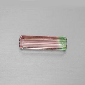 1.68 ct Multicolor Tourmaline Gemstone, Tourmaline Gem in Octagon Facet Shape for Sale.