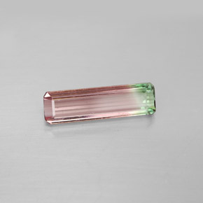 1.68 ct Multicolor Tourmaline Stone, Natural Tourmaline in Octagon Facet Shape for Sale