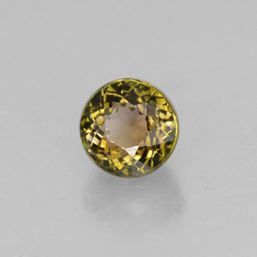 1.14 ct Multicolor Tourmaline Stone, Natural Tourmaline in Round Facet Shape for Sale