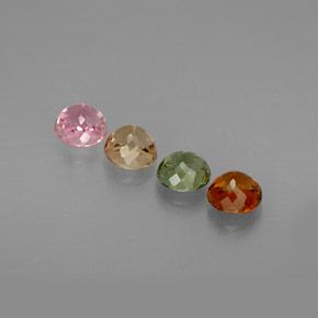 Tourmaline Gemstone in 5.2 mm Size for Sale, Tourmaline Stone in Multicolor Color