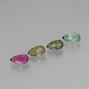 Tourmaline Gemstone in 7.5 x 4.3 mm Size for Sale, Tourmaline Stone in Multicolor Color